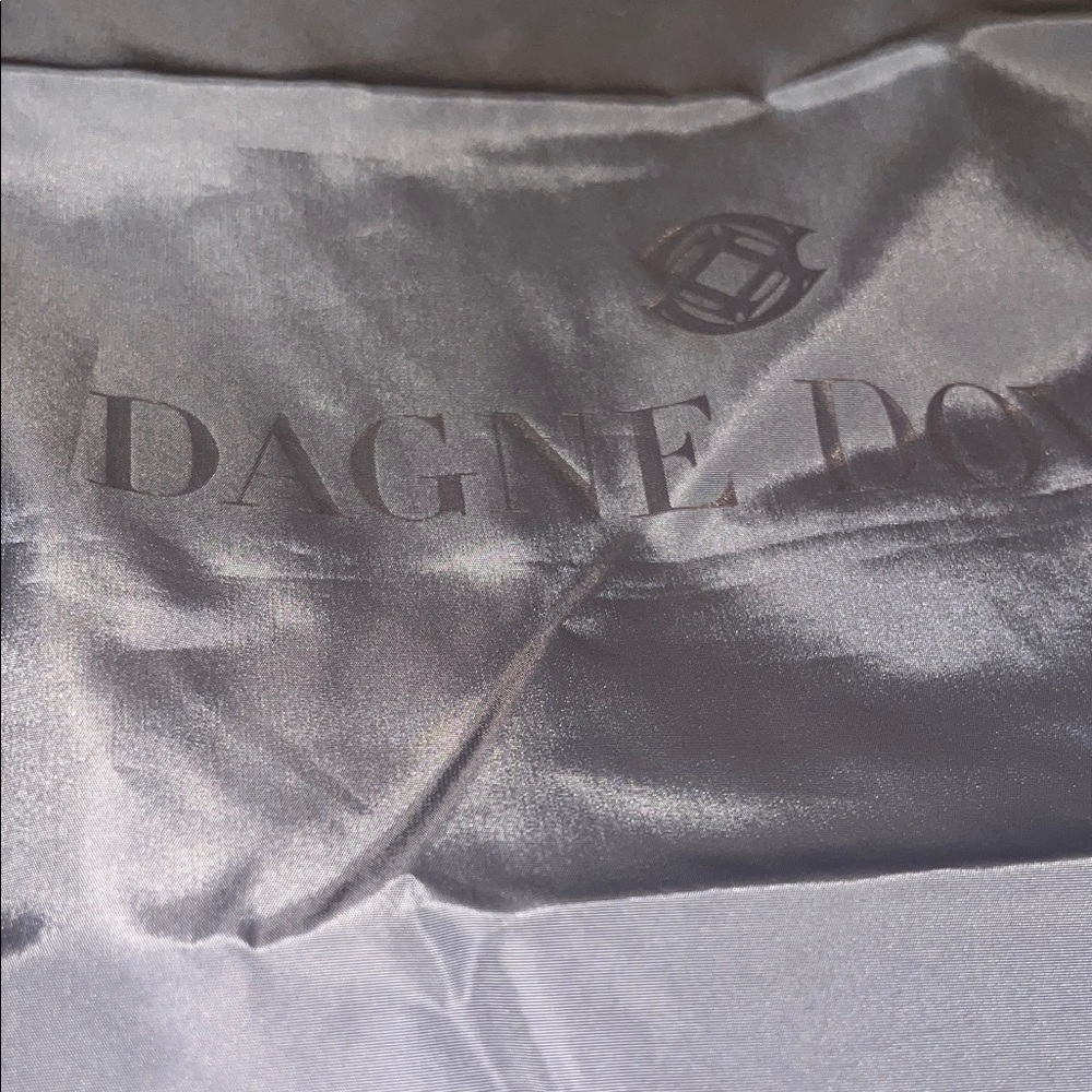 Dagne Dover Zip Shut w/ side grommet Charcoal Grey Dust /Storage Bag OS - Picture 9 of 9
